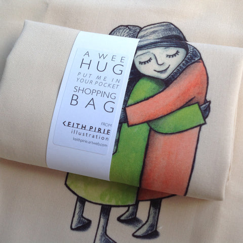 'a wee hug' Bag (Colour) - by Keith Pirie