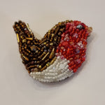 Beaded Felt Brooches Collection - by Lucy Jackson