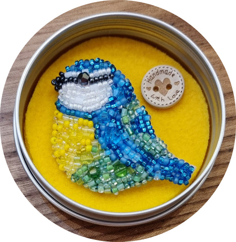 Beaded Felt Brooches Collection - by Lucy Jackson