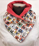 Neck Warmer Scarf Cameras - by Lucy Jackson