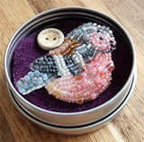 Beaded Felt Brooches Collection - by Lucy Jackson