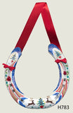 Christmas Hand Painted Horseshoes - By Gillian Kingslake