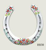 Various Hand Painted Horseshoes - By Gillian Kingslake