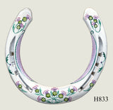 Various Hand Painted Horseshoes - By Gillian Kingslake