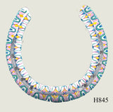 Patterned Style Hand Painted Horseshoes - By Gillian Kingslake