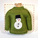 Christmas Jumper Hanging Decoration - by Lucy Jackson