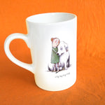 a BIG DUG hug Mug - by Keith Pirie