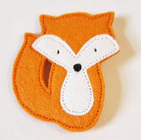 Felt Fox Brooch - by Lucy Jackson