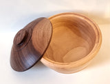 Maple and Walnut Lidded Box by Neil Paterson