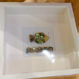 Paua Shell Mosaic Box Frames - by Mhairi Sim - Girl Paua