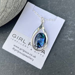 Paua Pendants on Sterling Silver Chain PP17 - by Mhairi Sim - Girl Paua