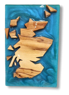 Scotland In Wood And Resin - by Wendy Barr - Treehouse Studio