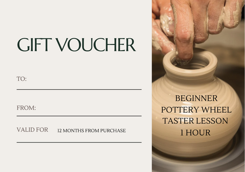 Gift Voucher Pottery Taster Session - by Claire Farmer - Little Bird Ceramics