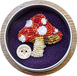 Beaded Felt Brooches Collection - by Lucy Jackson