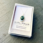 Paua Pendants on Sterling Silver Chain PP17 - by Mhairi Sim - Girl Paua