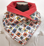Neck Warmer Scarf Cameras - by Lucy Jackson