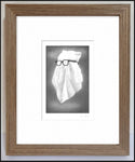 'The Ghost of Eric Morecambe'  print in a solid wood frame - by Keith Pirie