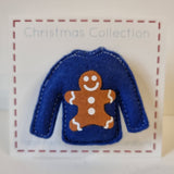 Christmas Jumper Brooch - by Lucy Jackson