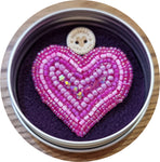 Beaded Felt Brooches Collection - by Lucy Jackson