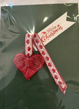 Handmade Christmas card with removable decoration