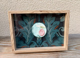 Framed ceramic  - by Claire Farmer - Little Bird Ceramics