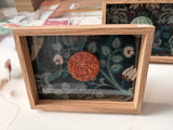 Framed ceramic  - by Claire Farmer - Little Bird Ceramics