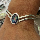 Cuff Bracelet - by Mhairi Sim - Girl Paua