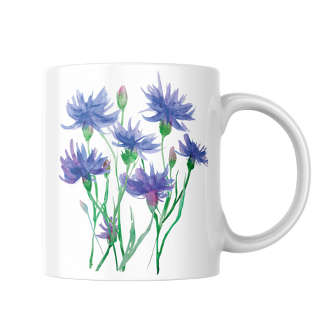 Floral Ceramic Mugs - by Christine Allan - Xtine Art