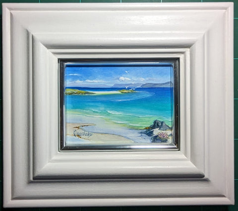 Traigh Bhan, Iona' Framed Original Oil by Gillian Kingslake