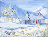 Various small box canvases - by Gillian Kingslake