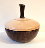 Maple and Panga Panga Lidded Box by Neil Paterson