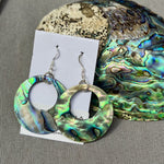 Paua Shell Natural Earrings - by Mhairi Sim - Girl Paua