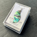 Paua Pendants on Sterling Silver Chain PP17 - by Mhairi Sim - Girl Paua