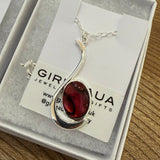 Paua Pendants on Sterling Silver Chain PP17 - by Mhairi Sim - Girl Paua