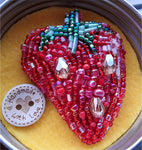 Beaded Felt Brooches Collection - by Lucy Jackson