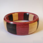 Segmented Wooden Bangle by Neil Paterson