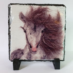 Betsy Horse on Slate - by Lynne McGill - LinPin