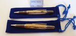 Turned Wooden Pens in Spalted Beech by Neil Paterson