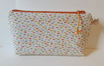 Dash Pattern Canvas Zip Pencil Case- by Lucy Jackson