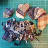 Wool Heart No Waste Brooches - by Lucy Jackson