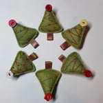 Christmas Tree Brooch - by Lucy Jackson