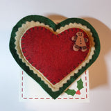 Heart Felt Christmas Brooches - by Lucy Jackson