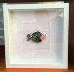 Paua Shell Mosaic Box Frames - by Mhairi Sim - Girl Paua