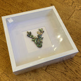 Paua Shell Mosaic Box Frames - by Mhairi Sim - Girl Paua