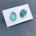 Paua Shell Cufflinks - by Mhairi Sim - Girl Paua