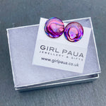 Paua Shell Cufflinks - by Mhairi Sim - Girl Paua