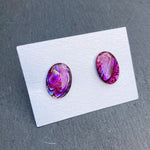 Paua Shell Cufflinks - by Mhairi Sim - Girl Paua