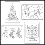 Colour Your Own Cards Christmas Pack - by Lucy Jackson