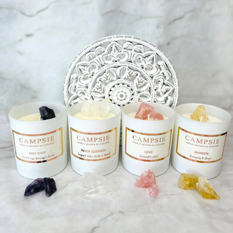 Crystal Range Candle Jars - by Kirsty Hope