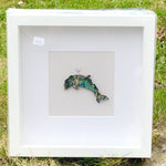 Paua Shell Mosaic Box Frames - by Mhairi Sim - Girl Paua